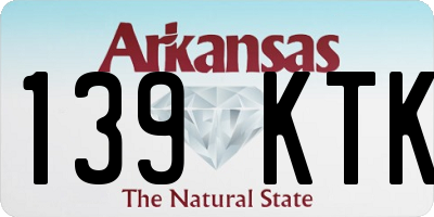 AR license plate 139KTK