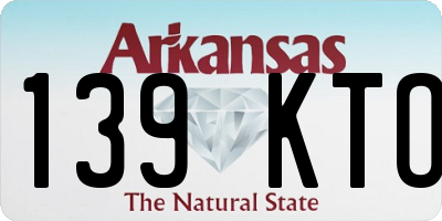 AR license plate 139KTO