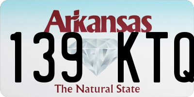 AR license plate 139KTQ