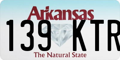 AR license plate 139KTR