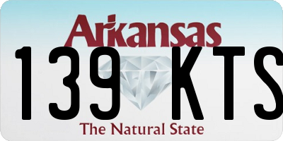 AR license plate 139KTS