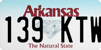 AR license plate 139KTW