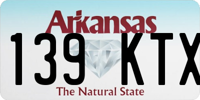 AR license plate 139KTX