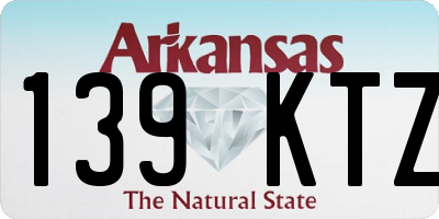 AR license plate 139KTZ
