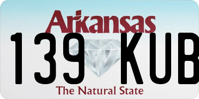 AR license plate 139KUB