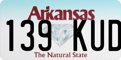 AR license plate 139KUD