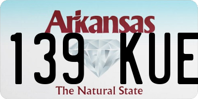 AR license plate 139KUE