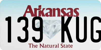 AR license plate 139KUG