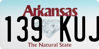 AR license plate 139KUJ