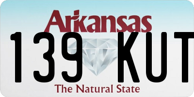 AR license plate 139KUT