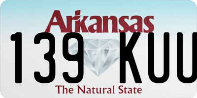 AR license plate 139KUU