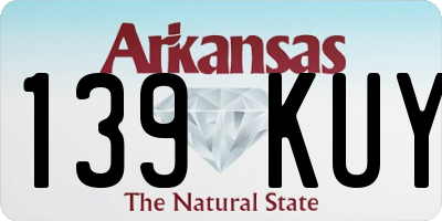AR license plate 139KUY