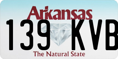 AR license plate 139KVB