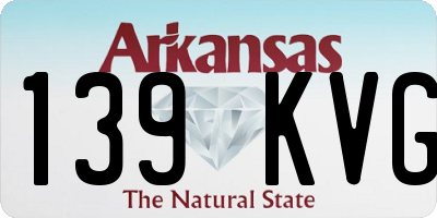AR license plate 139KVG