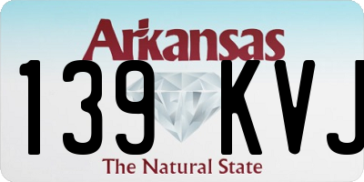 AR license plate 139KVJ