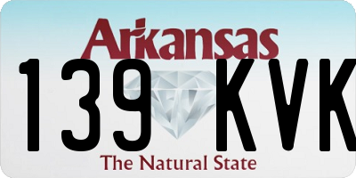 AR license plate 139KVK