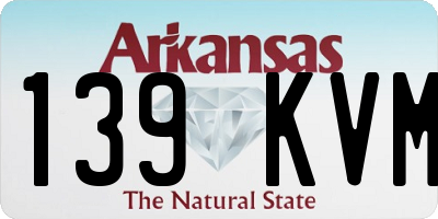 AR license plate 139KVM