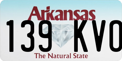 AR license plate 139KVO
