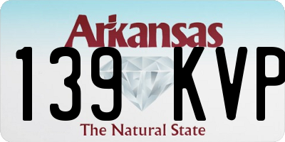 AR license plate 139KVP