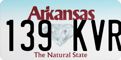 AR license plate 139KVR