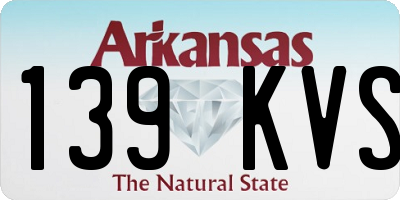 AR license plate 139KVS