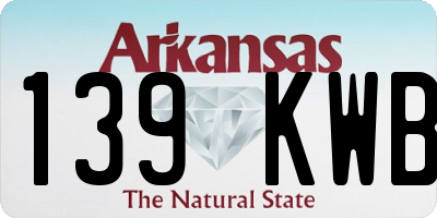 AR license plate 139KWB