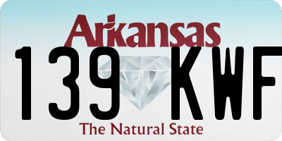 AR license plate 139KWF