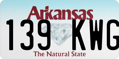 AR license plate 139KWG