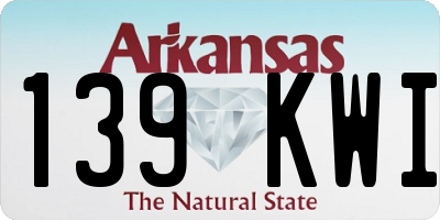 AR license plate 139KWI