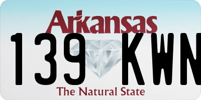 AR license plate 139KWN
