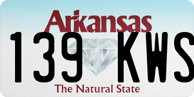 AR license plate 139KWS