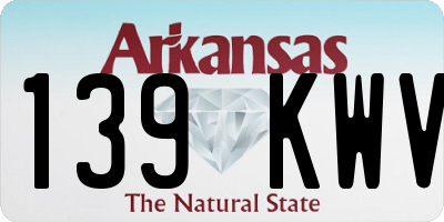 AR license plate 139KWV