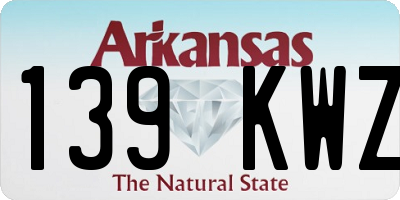 AR license plate 139KWZ
