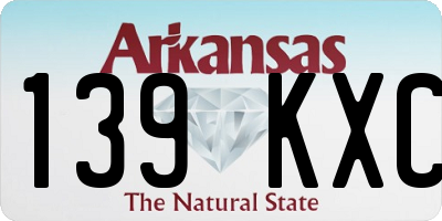 AR license plate 139KXC