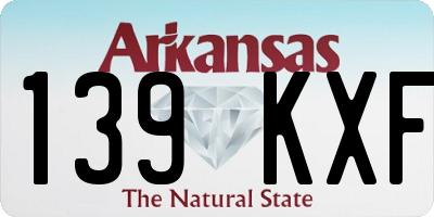 AR license plate 139KXF