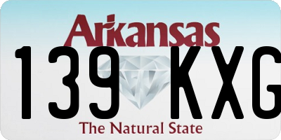 AR license plate 139KXG