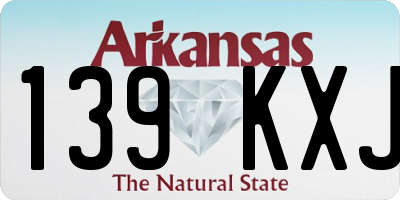 AR license plate 139KXJ