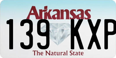 AR license plate 139KXP