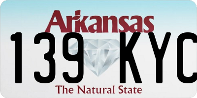 AR license plate 139KYC