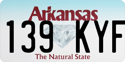 AR license plate 139KYF