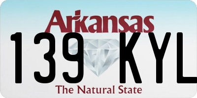 AR license plate 139KYL