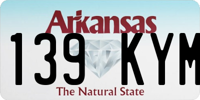 AR license plate 139KYM