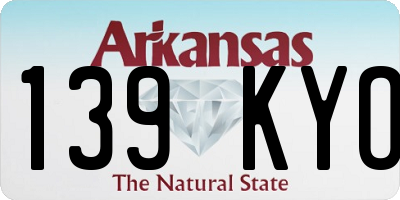 AR license plate 139KYO