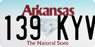AR license plate 139KYV