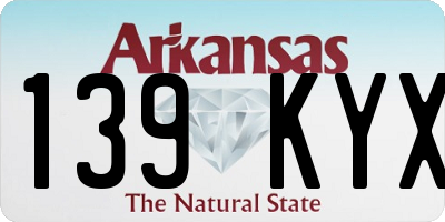 AR license plate 139KYX