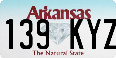 AR license plate 139KYZ