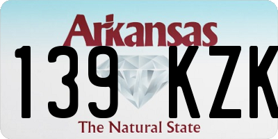 AR license plate 139KZK