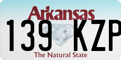 AR license plate 139KZP