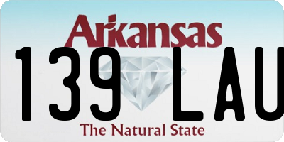AR license plate 139LAU