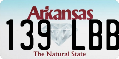 AR license plate 139LBB